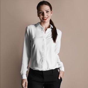 Elizabeth & Clarke Unstainable White Blouss